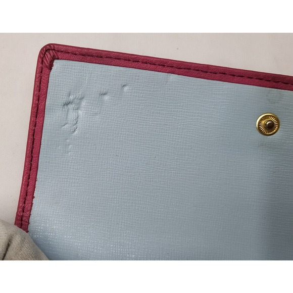 Fossil Pink Leather Credit Card ID Window Trifold Wallet - Picture 13 of 16